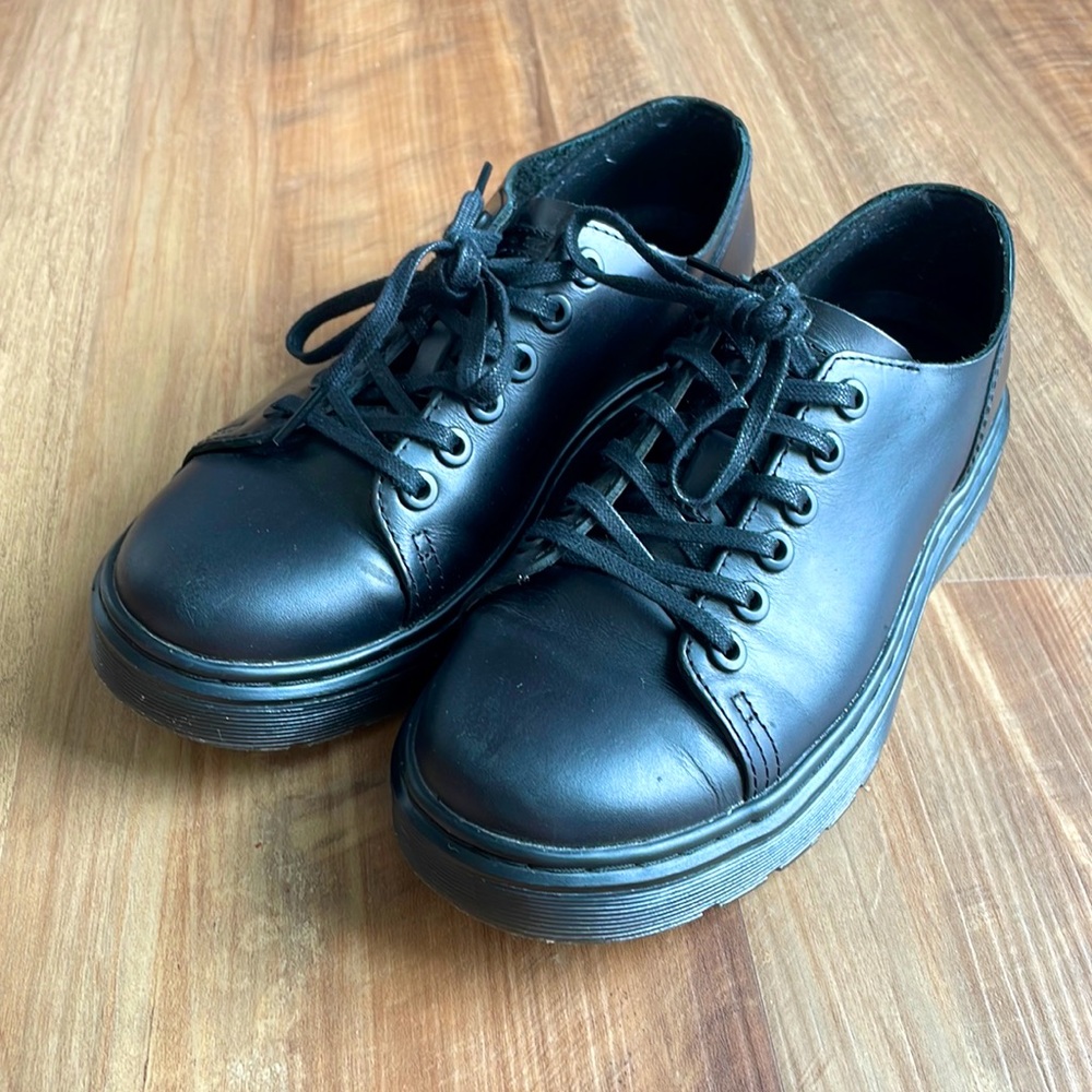 Dr. Martens Dante Brando Leather Casual Shoes in Black size 6 mens/7 women’s US